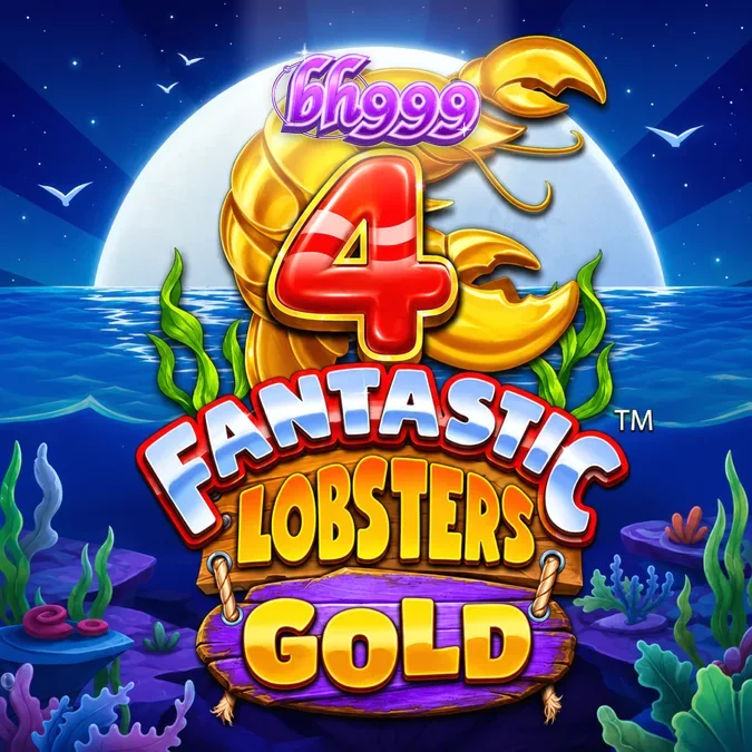 4 Fantastic Lobsters Gold স্লট গেমের একটি দৃশ্য যেখানে সমুদ্রের নিচে লবস্টার এবং বিভিন্ন বোনাস ফিচার দেখা যাচ্ছে